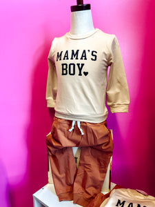 Mamas boy sweatshirt + joggers set