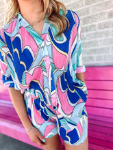 Load image into Gallery viewer, Tropical Hues pleated set
