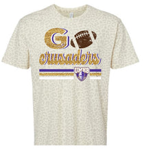 Load image into Gallery viewer, Crusaders Football Faux glitter design
