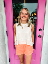 Load image into Gallery viewer, Acid wash elastic waist shorts
