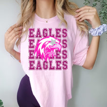 Load image into Gallery viewer, Eagles Pink Faux Glitter Design
