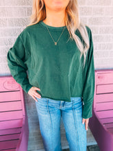Load image into Gallery viewer, Mineral Washed Casual Long Sleeve Top
