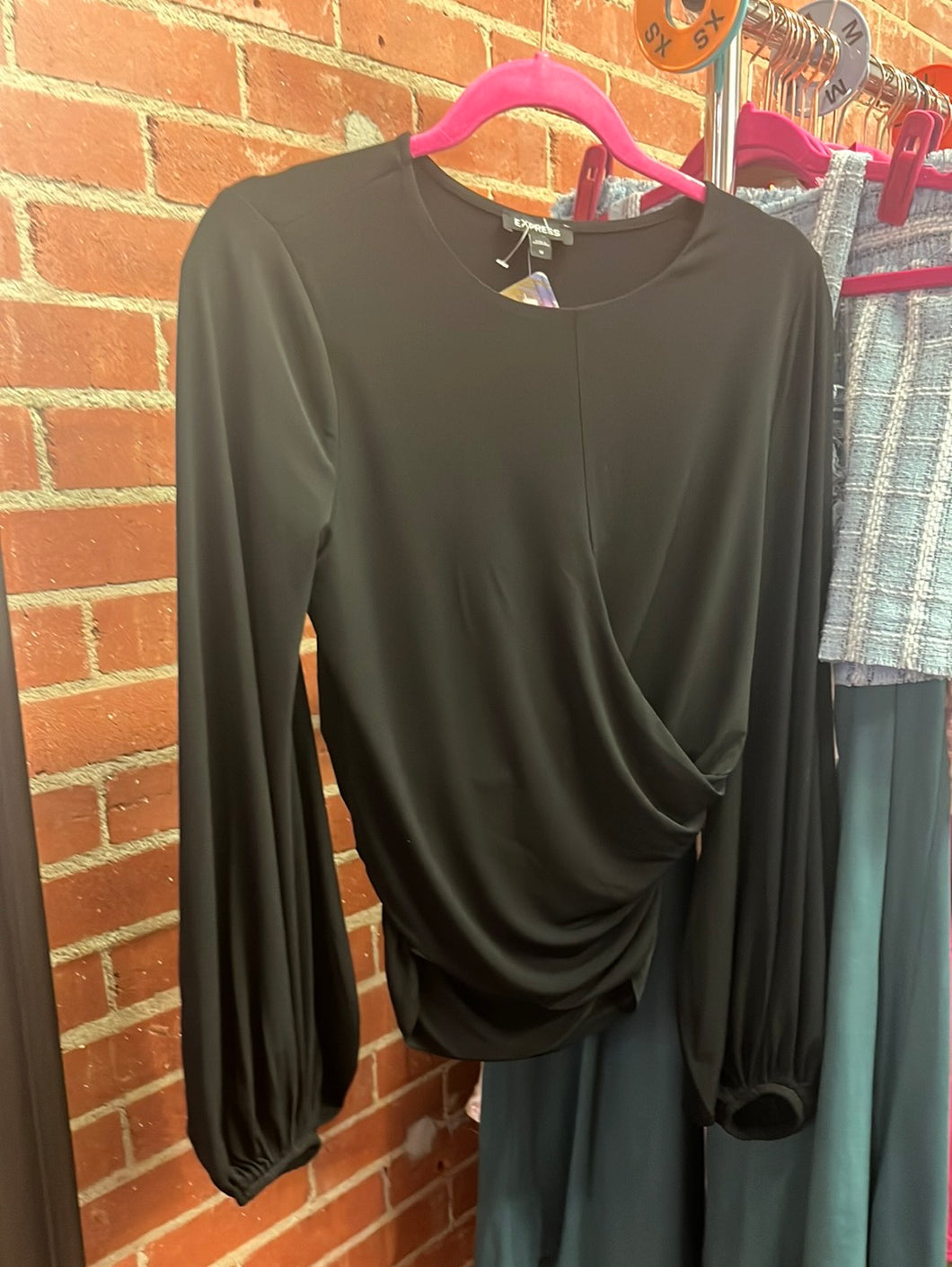 Black Express Womens Top, Medium