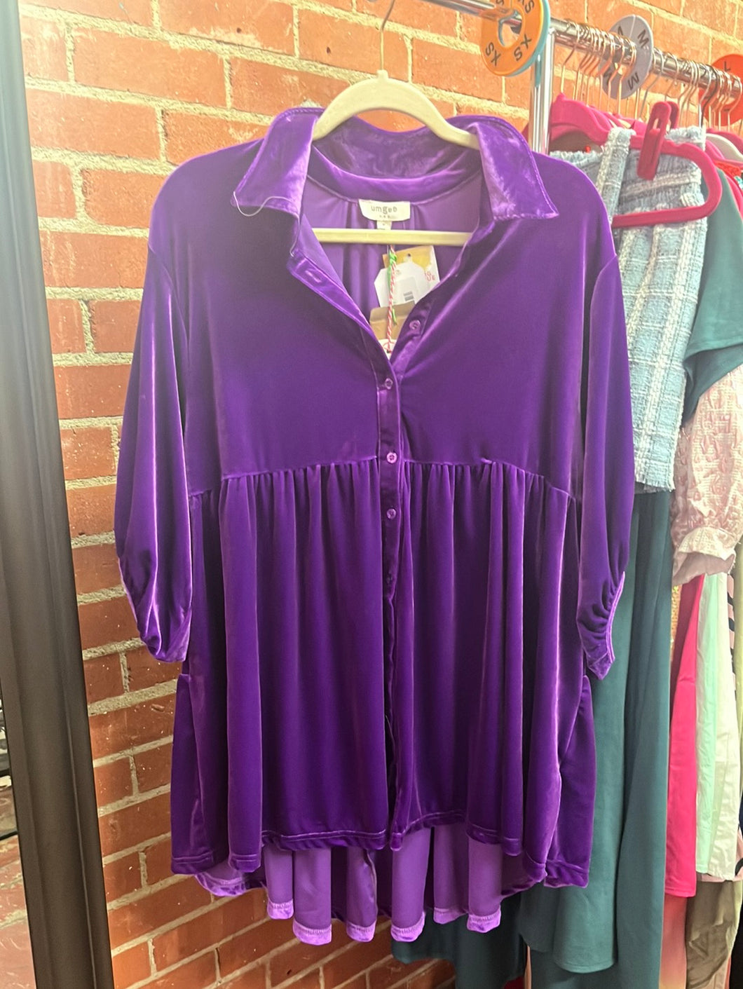 Purple Umgee Womens Top, Small