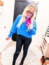 Load image into Gallery viewer, Mock neck crop sweater top
