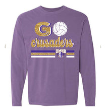 Load image into Gallery viewer, Crusaders Volleyball Faux glitter design
