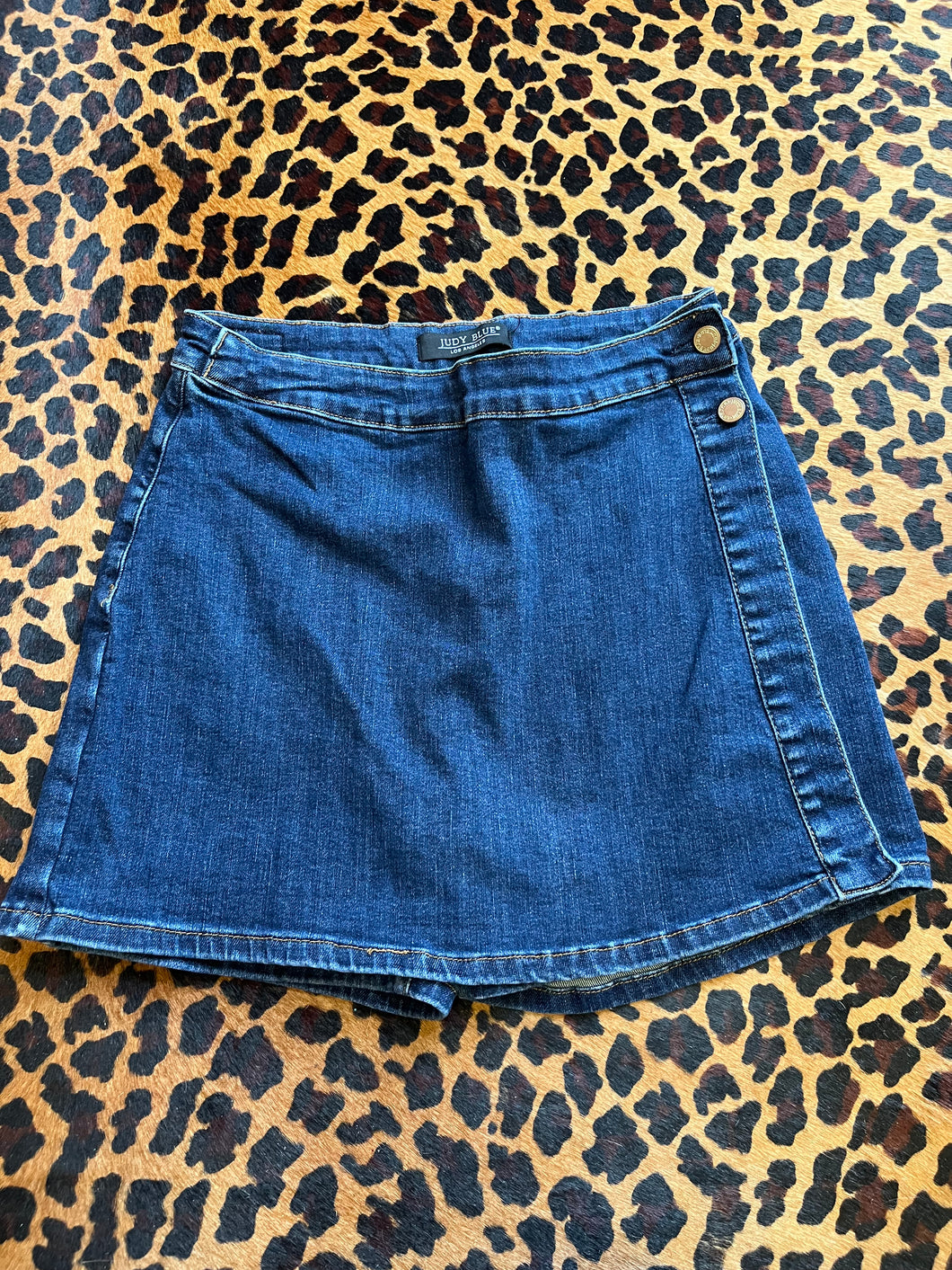 Denim Judy Blue Skort, Large