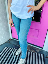 Load image into Gallery viewer, Paris high rise skinny light wash jeans
