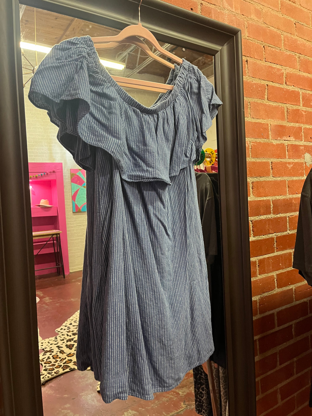 blue stripe Old Navy Womens Dress, Large