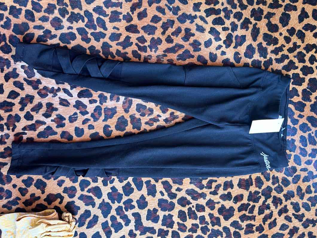 Black justice kids pants, 6