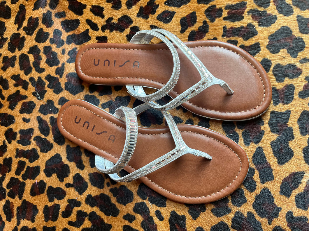 brown/silver unisa Shoes, 9