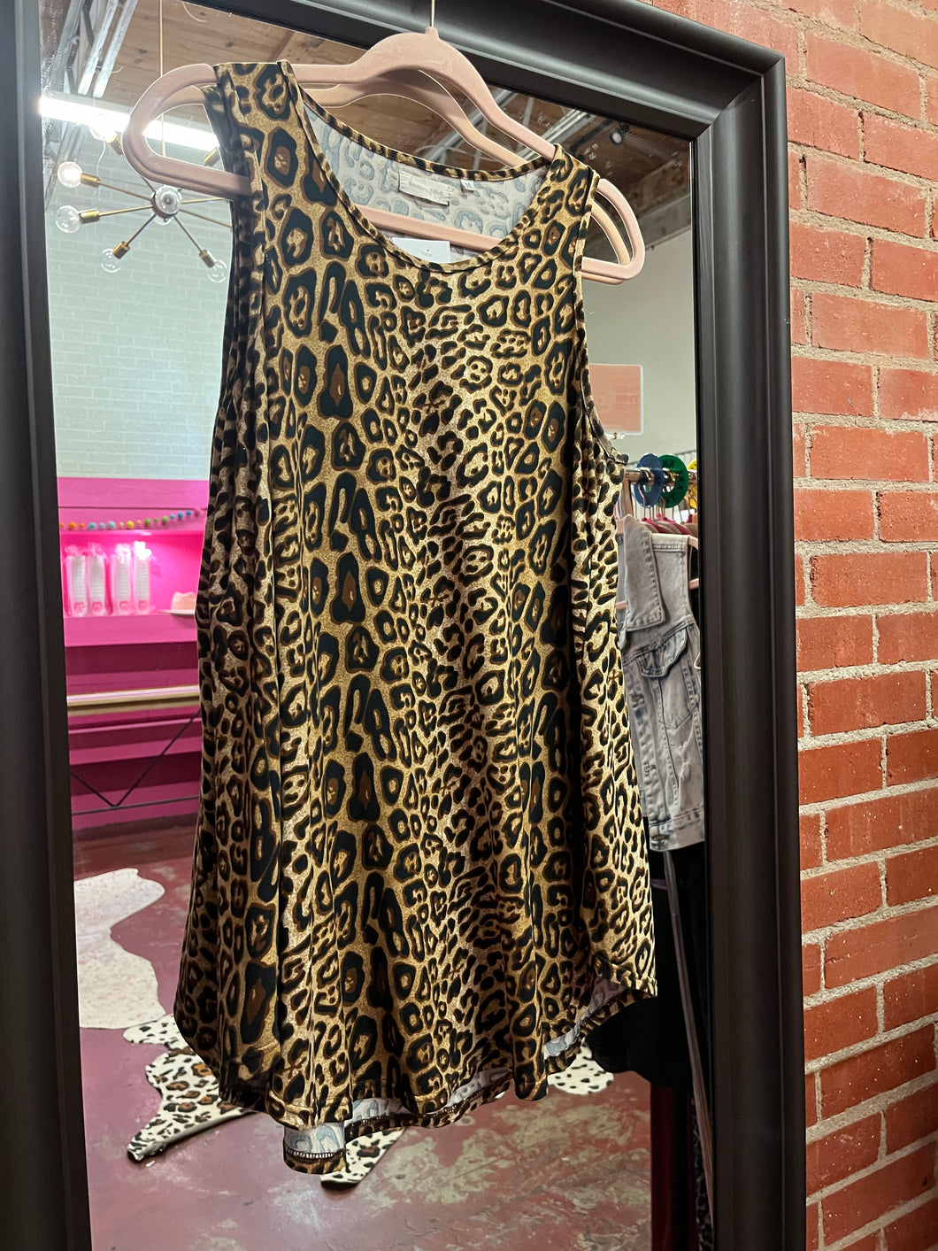 Leopard Southern Stitch Womens Dress, Medium