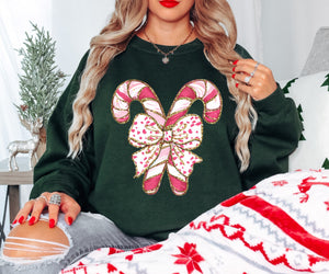 Candy Cane bow