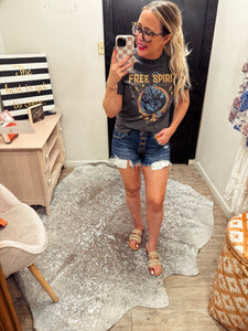 Gray Free Spirit tee