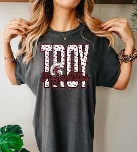 Troy Trojanettes Tall star Tee