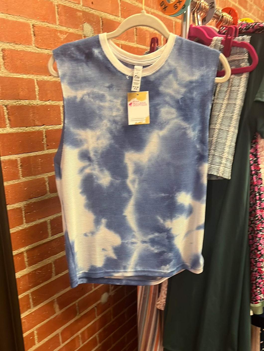 Blue Zyia Womens Tanks, Large