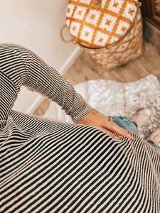Ribbed long Sleeve Crop