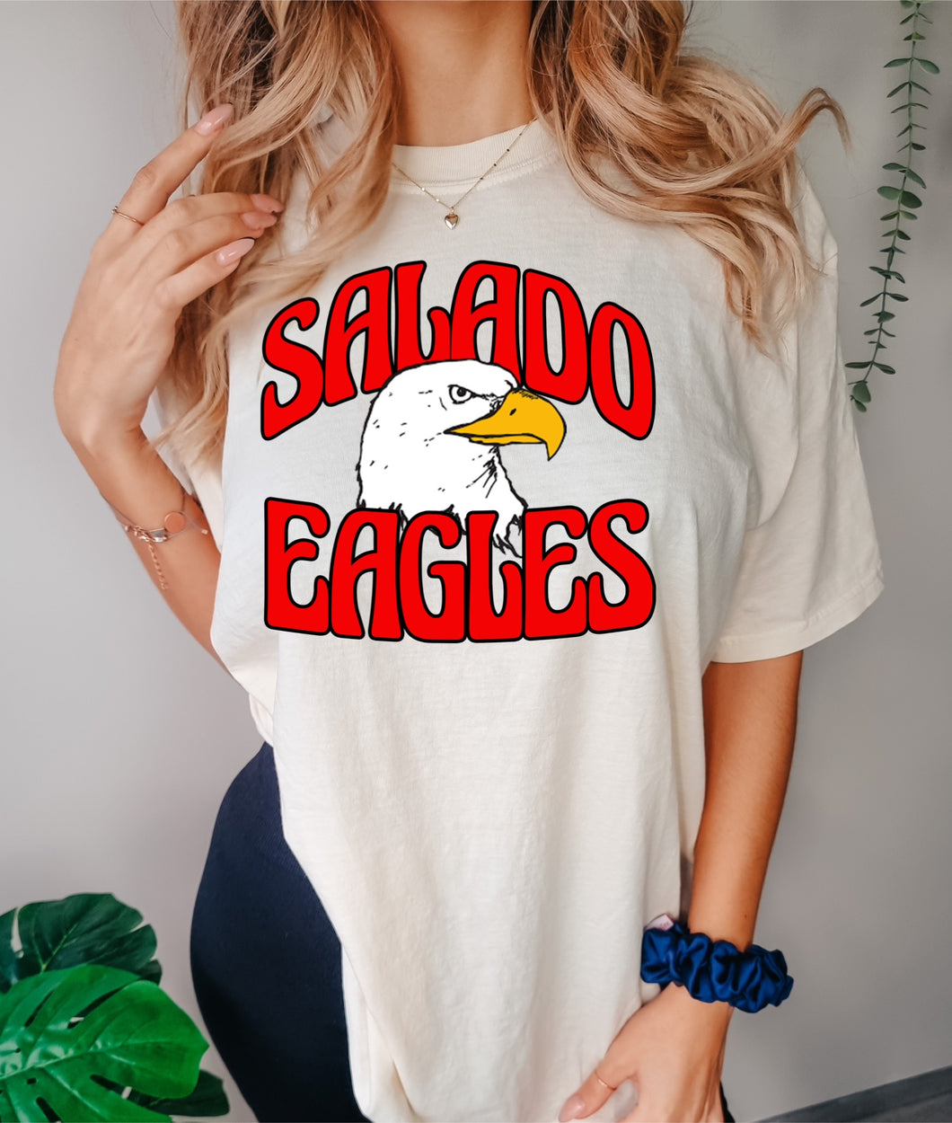 Salado Eagles old school tee