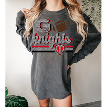 Load image into Gallery viewer, Knights Football Faux glitter design

