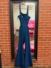 Load image into Gallery viewer, Denim Jealous Tomato Romper, Large
