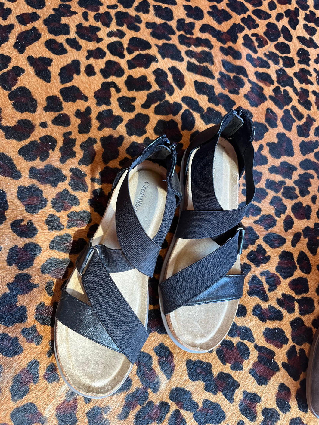 Black croft and barrow Shoes, 6.5