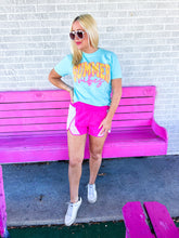 Load image into Gallery viewer, High waist Colorblock athletic shorts
