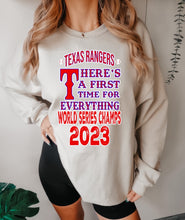 Load image into Gallery viewer, There’s a first time for everything Rangers champs
