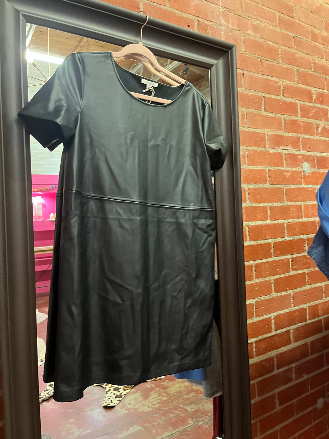 Black leather Z Supply Womens Dress, Medium