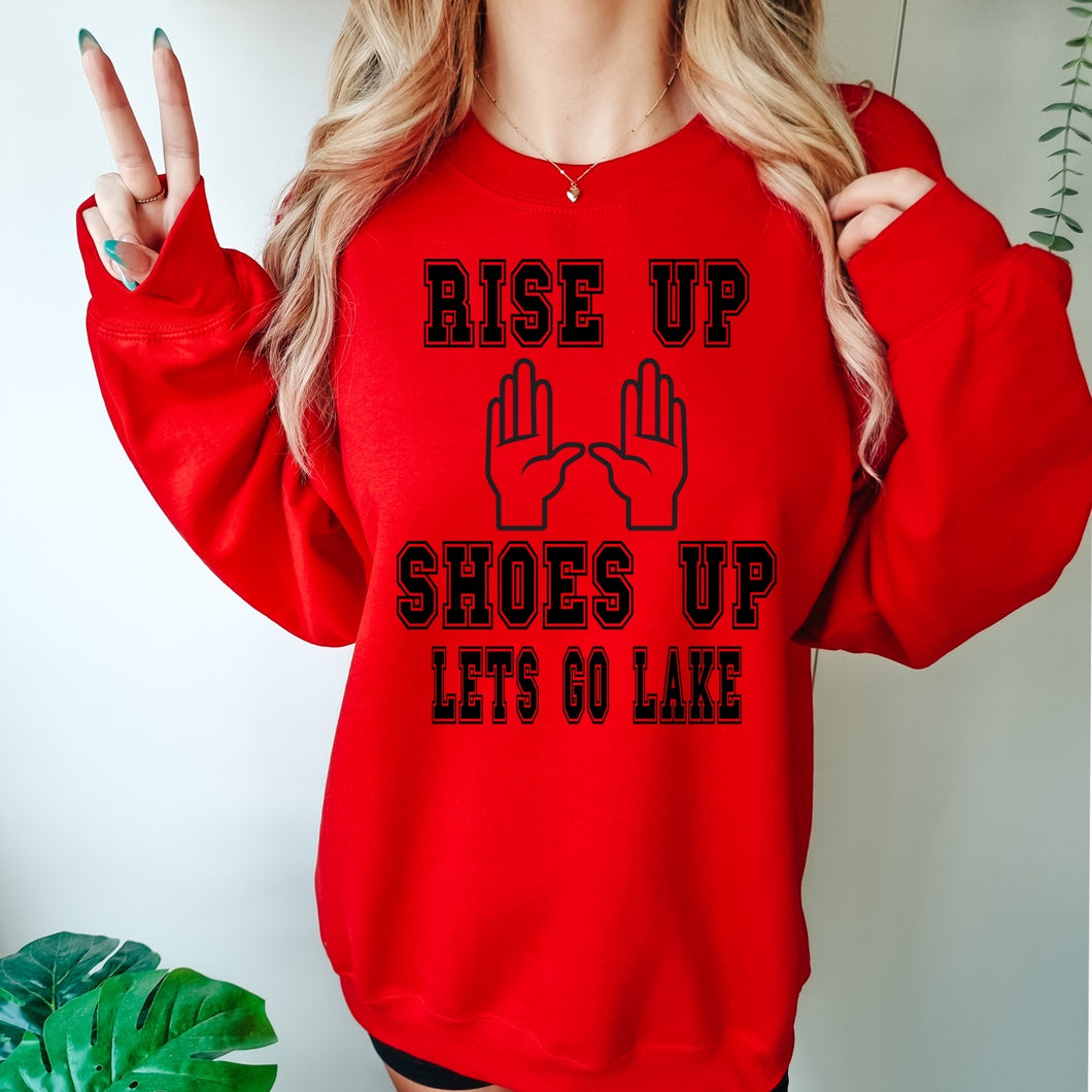 Lake Bronco Cheer Fundraiser Rise Up Design
