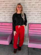 Load image into Gallery viewer, Raw Hem Cropped Sweatshirt
