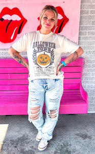 Acid wash 90s boyfriend Jean