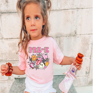Pink preppy grade specific tee