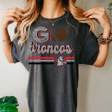 Load image into Gallery viewer, Broncos Football Faux glitter design
