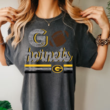 Load image into Gallery viewer, Gatesville Hornets faux glitter football design
