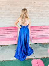Load image into Gallery viewer, Blue Sherri Hill womens formal dress, 6
