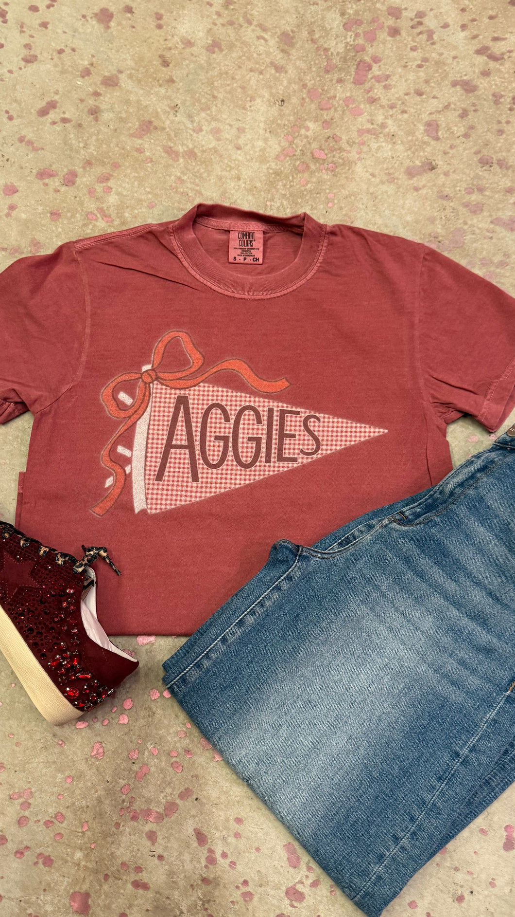 Aggies pennant tee