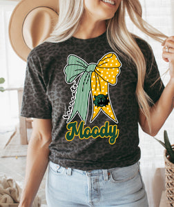Moody Bearcats Star Bow Tee