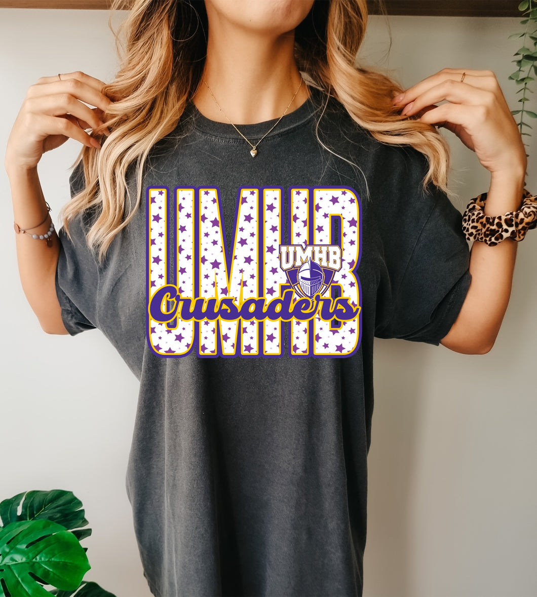 UMHB Crusaders Tall star Tee