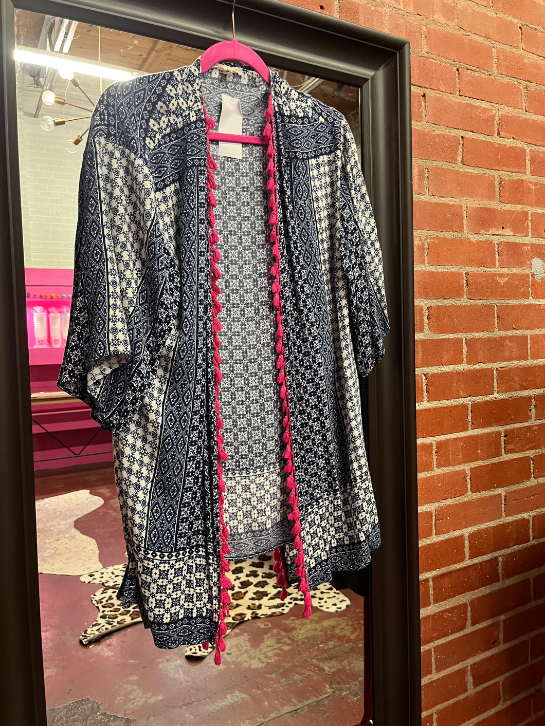 blue living doll Cardigan, Large