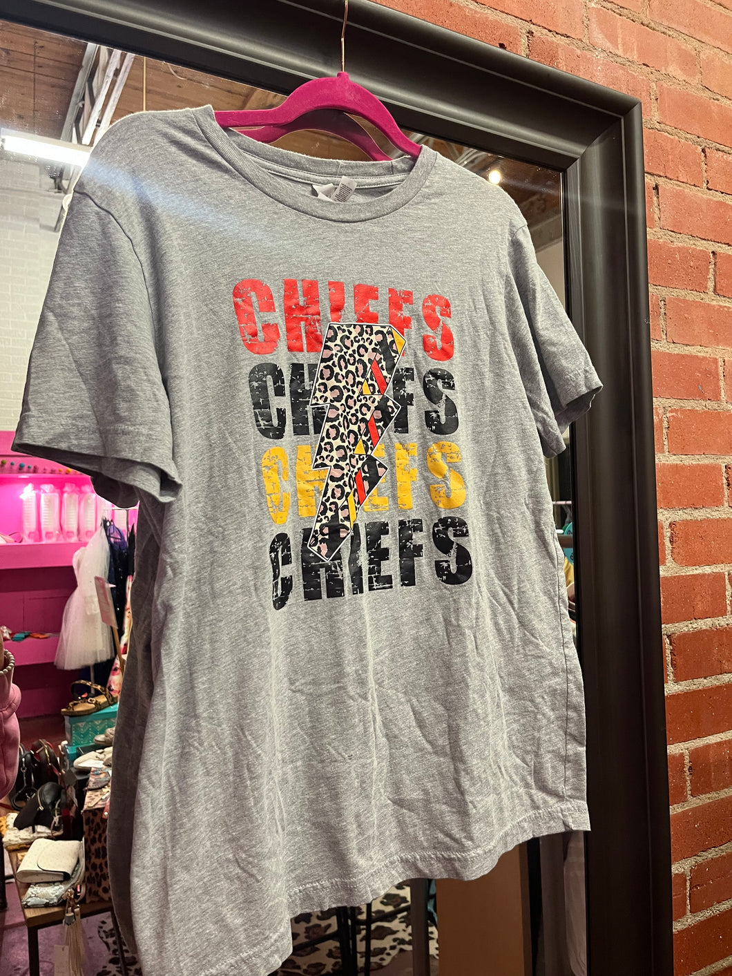 grey Pink Bulldog chiefs, Medium