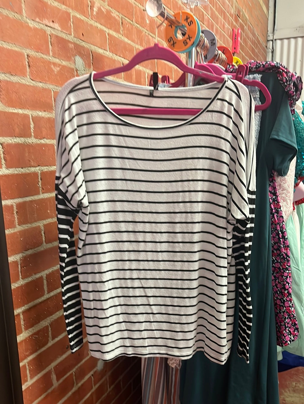 Stripes Maurices Womens Top, Large