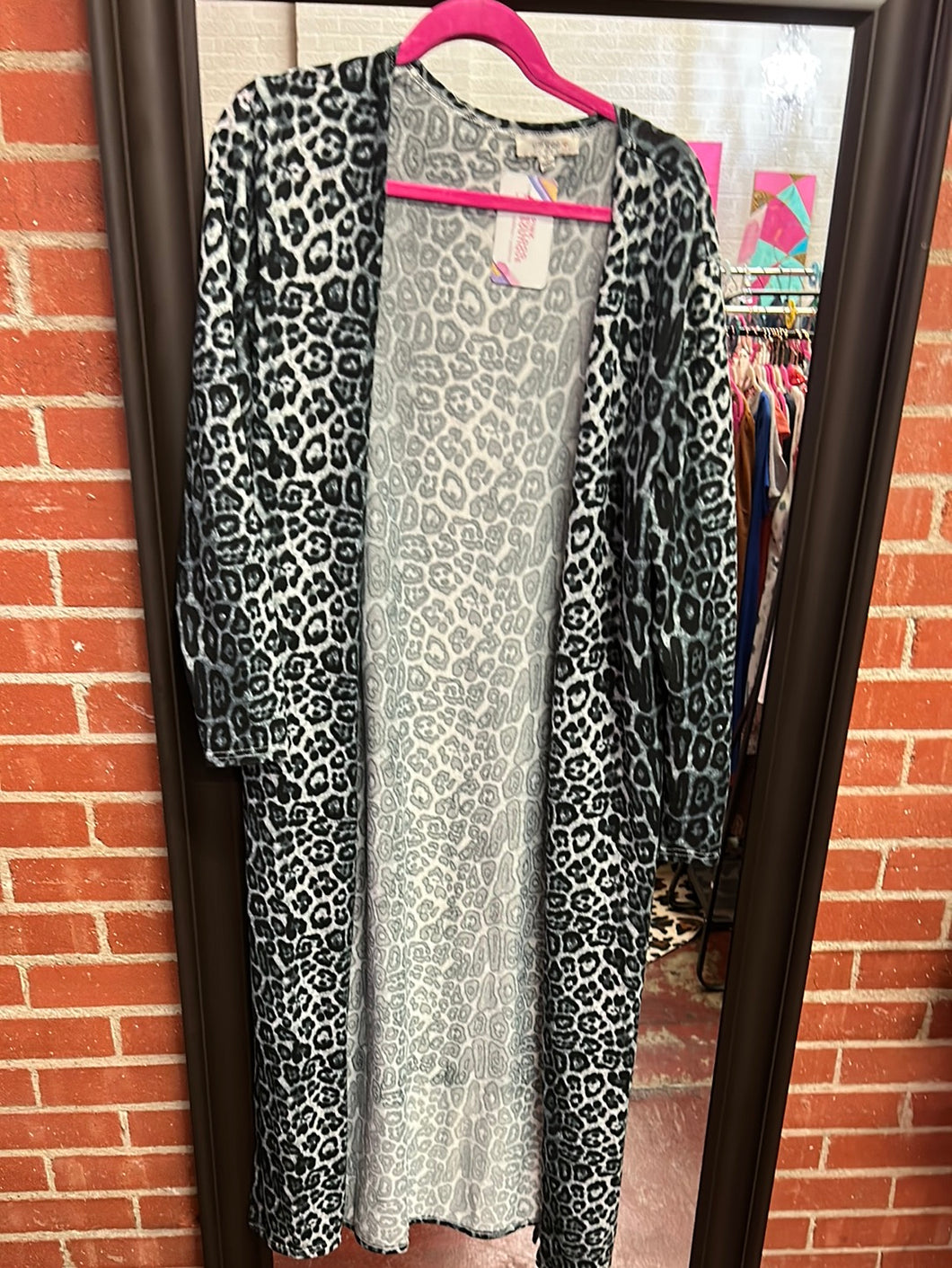 Leopard Umgee Kimono, XL
