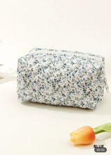 Load image into Gallery viewer, Quilted Floral Cosmetic Pouch Bag
