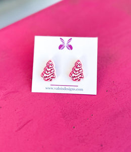 Christmas stud earrings
