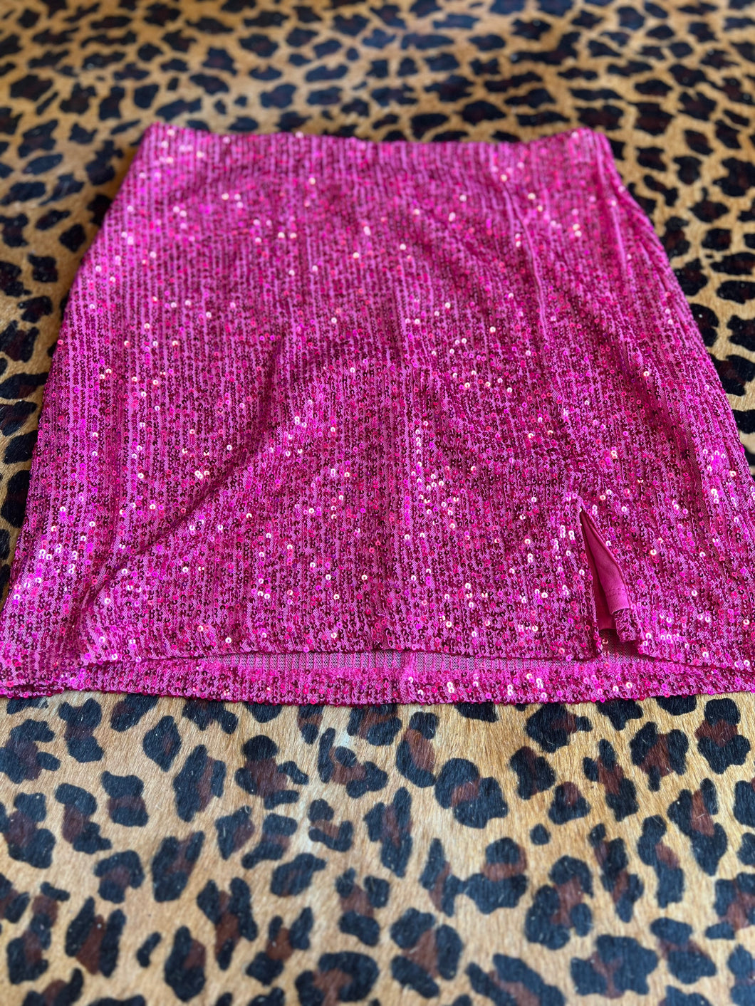 pink sequins Art Class Skirt, Youth XL