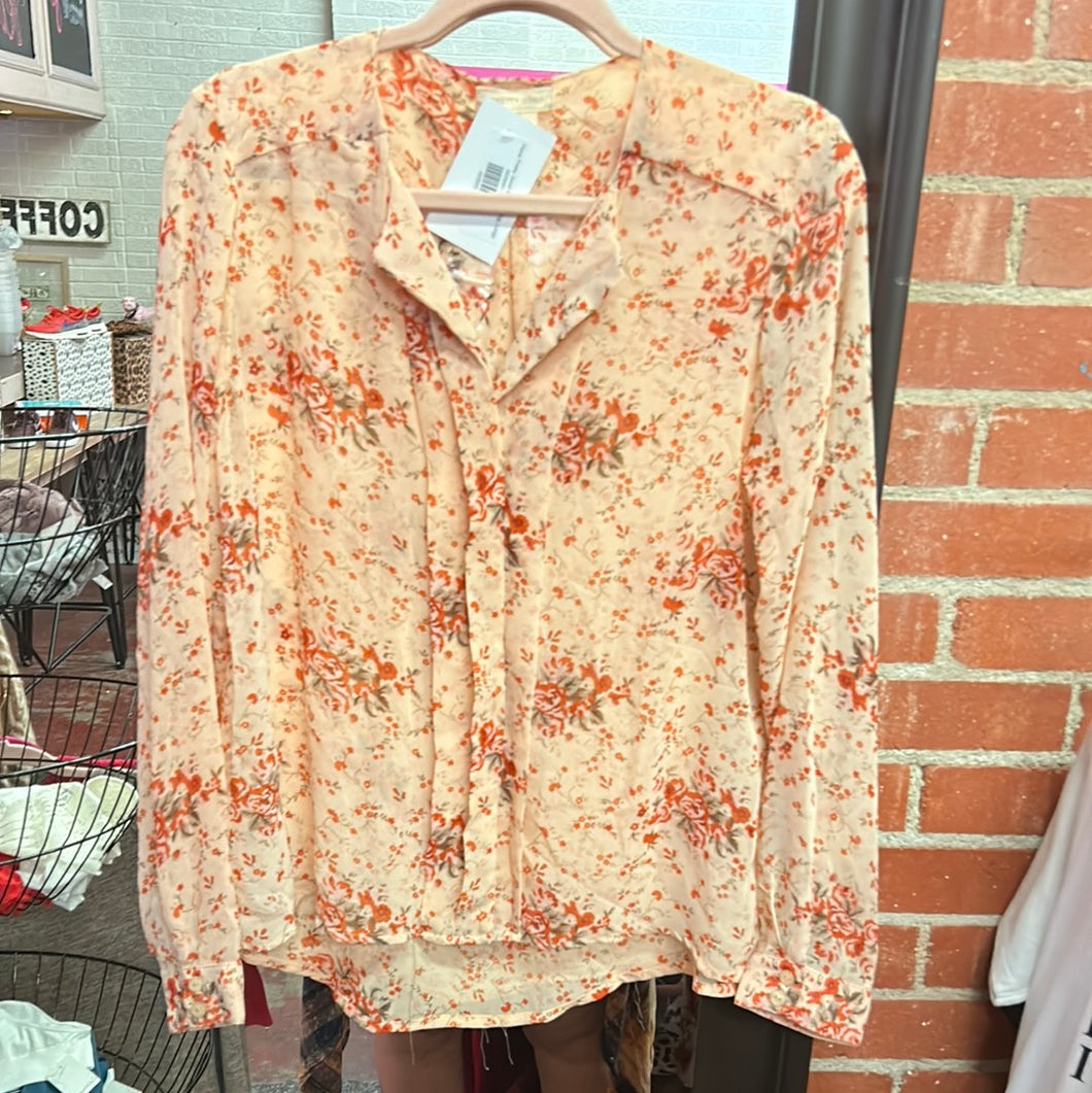 Floral Pretty Good Womens Top, Large