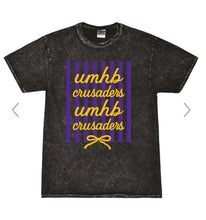 Load image into Gallery viewer, Umhb crusaders stripe bow coquette
