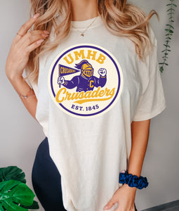 UMHB Circle Retro design