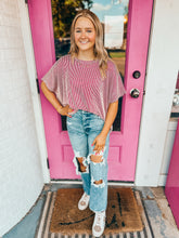Load image into Gallery viewer, Ribbed oversized Top
