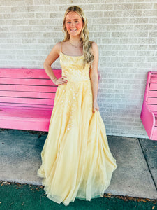 light yellow say yes to the prom womens formal dress, 11 Pink Bulldog Boutique light yellow say yes to the prom womens formal dress, 11 Pink Bulldog Boutique